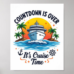 Poster Le compte à rebours est terminé C'est l'heure de l