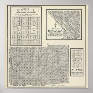 Poster Le comté de Fresno, la Californie 22