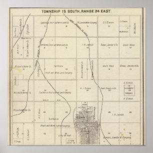 Poster Le comté de Fresno, la Californie 23
