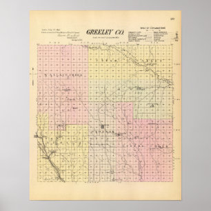 Poster Le comté de Greeley, Nébraska