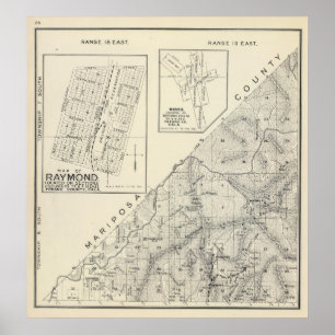 Poster Le comté de Madera, la Californie