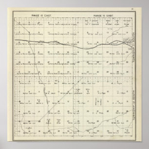 Poster Le comté de Madera, la Californie
