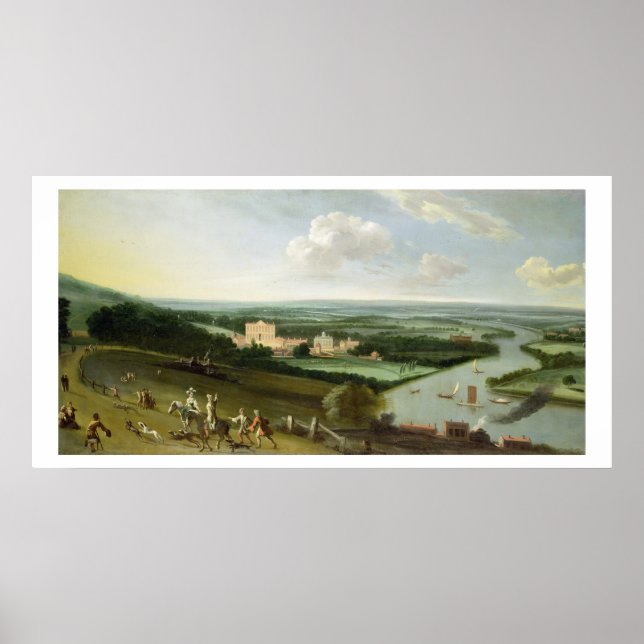 Poster Le comte de Rochester's House, New Park, Richmond, (Devant)