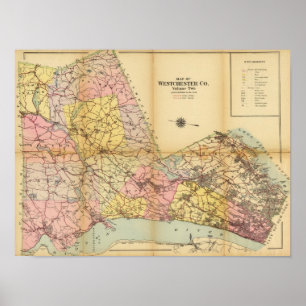 Poster Le comté de Westchester, New York