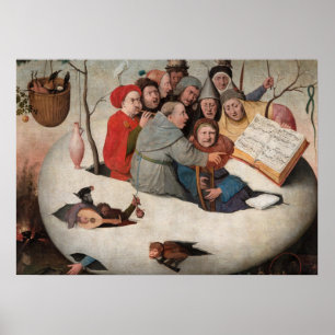 Poster Le concert dans l'oeuf par Hieronymus Bosch