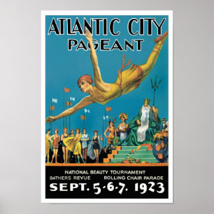 Poster Le concours de la ville d'Atlantique
