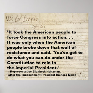 Poster Le Congrès du Peuple Américain force à agir pour p