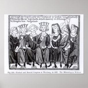 Poster Le congrès poétique et musical