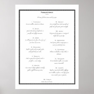 Poster Le conseil de Franklin