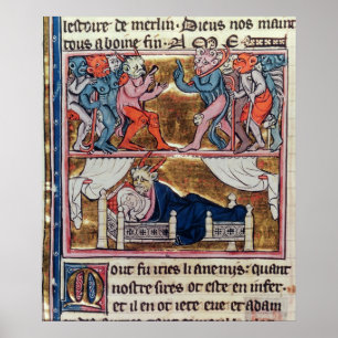 Poster Le Conseil des démons, du 'l'Histoire de Merlin'