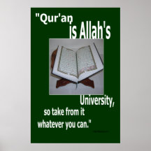 Le Coran est l'affiche de l'Université d'Allah