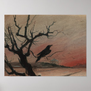 Poster Le Corbeau de Karlstejn, 1882