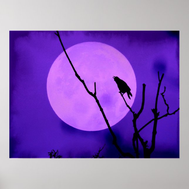 Poster Le Corbeau et la lune d'Améthyste (Devant)