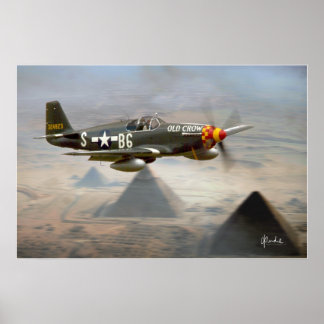 Poster "Le Corbeau et les Pyramides"