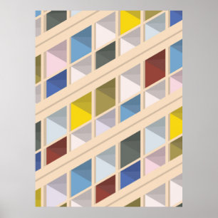Poster Le Corbusier - Cité radieuse 5