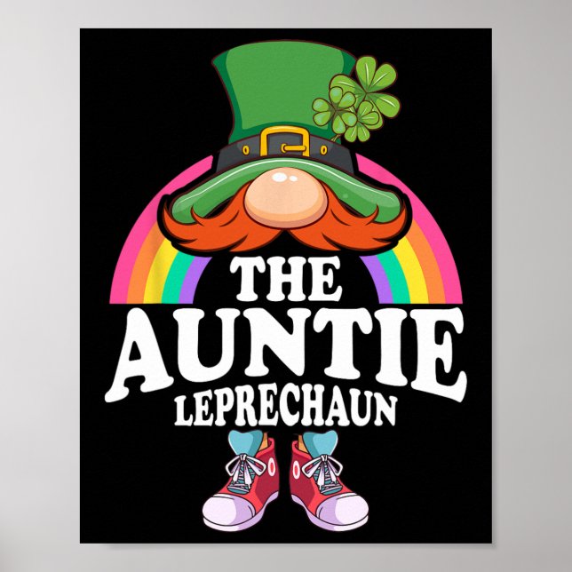 Poster Le costume de Jour de la Saint Patrick de la tante (Devant)