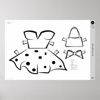 Poster Le costume de poupée en papier OG : PETIT