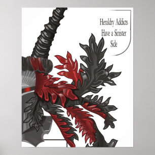 Poster Le côté sinistre de l'héraldique