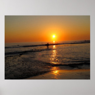 Poster Le coucher de soleil de Swami