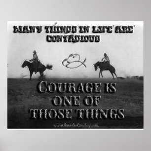 Poster Le Courage Est Contagieux