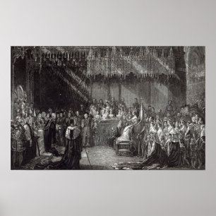 Poster Le couronnement de la reine