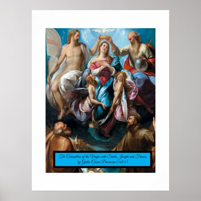 Poster Le couronnement de la Vierge (Devant)