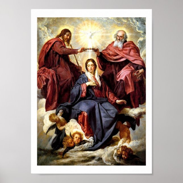 Poster Le couronnement de la Vierge (Devant)