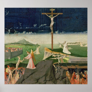Poster Le couronnement de la Vierge, achevé 1454