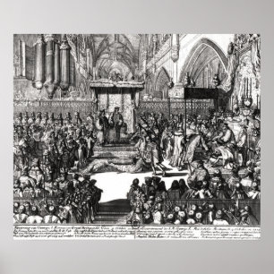 Poster Le couronnement du roi George I