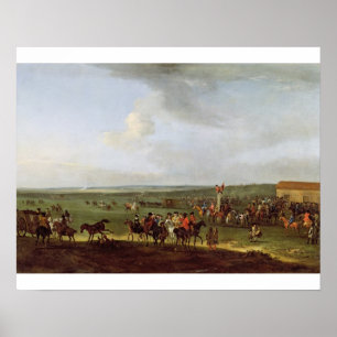Poster Le cours rond à Newmarket, Préparer pour le K