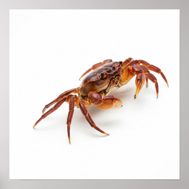 Poster Le crabe de chasse (Devant)