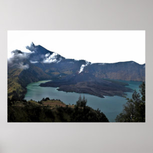 Poster Le cratère de Rinjani