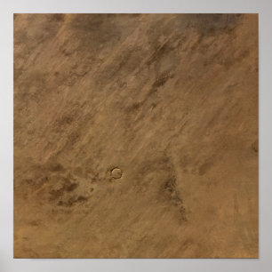 Poster Le cratère Tenoumer en Mauritanie