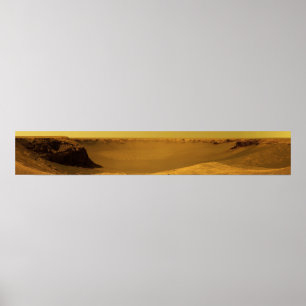 Poster Le cratère Victoria du Cap Vert sur la planète Mar