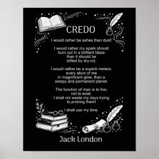 Poster Le credo de Jack London