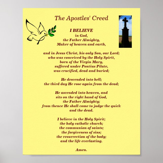 Poster Le Credo des Apôtres (Devant)