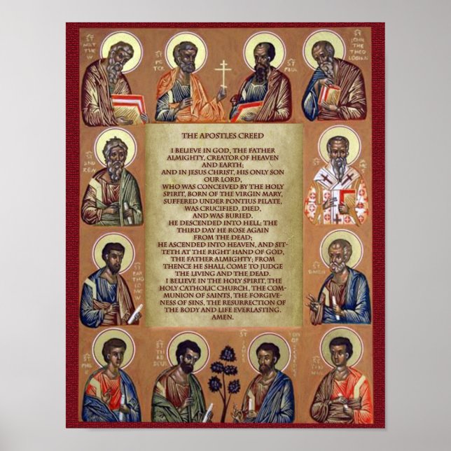Poster Le Credo des apôtres (Devant)