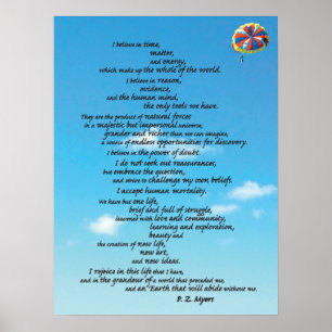 Poster Le credo des athées