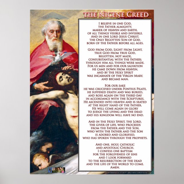 Poster Le Credo Nicene (Devant)