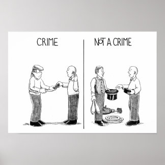Poster Le crime, pas un crime