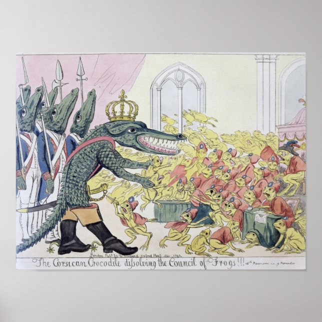 Poster Le crocodile corse (Devant)