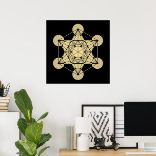 Poster Le cube de Metatron