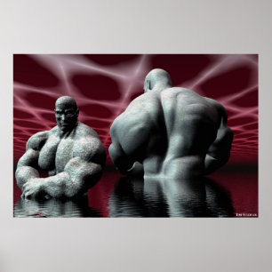 Poster le culturiste