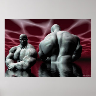 Poster le culturiste