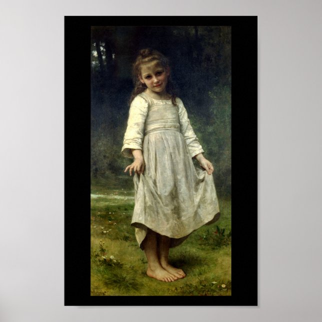 Poster Le Curtsey 1898 William Bouguereau (Devant)