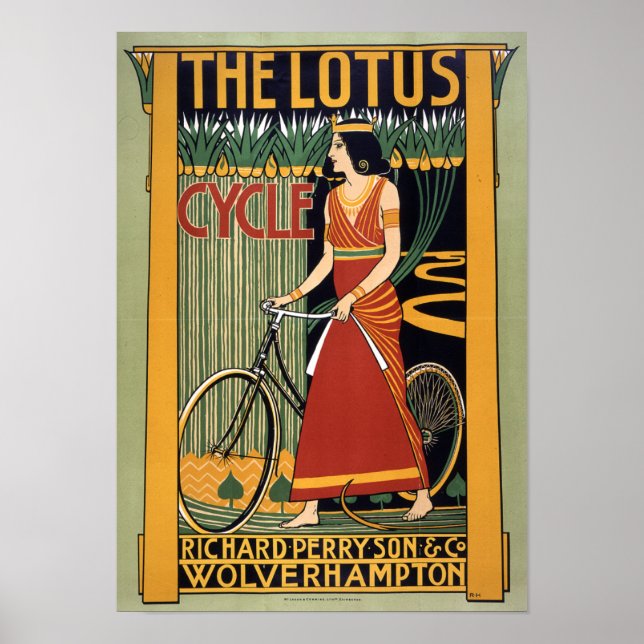 Poster Le cycle du Lotus, 1896 (Devant)