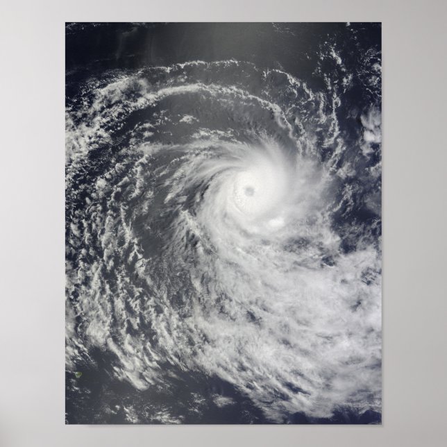 Poster Le cyclone Anja au-dessus du sud de l'océan Indien (Devant)