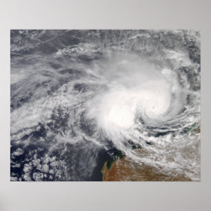 Poster Le cyclone tropical Nicholas au large de l'Austral