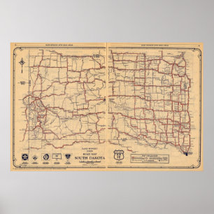 Poster Le Dakota du Sud