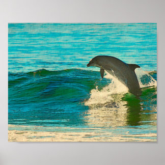Poster Le dauphin est mon esprit animal